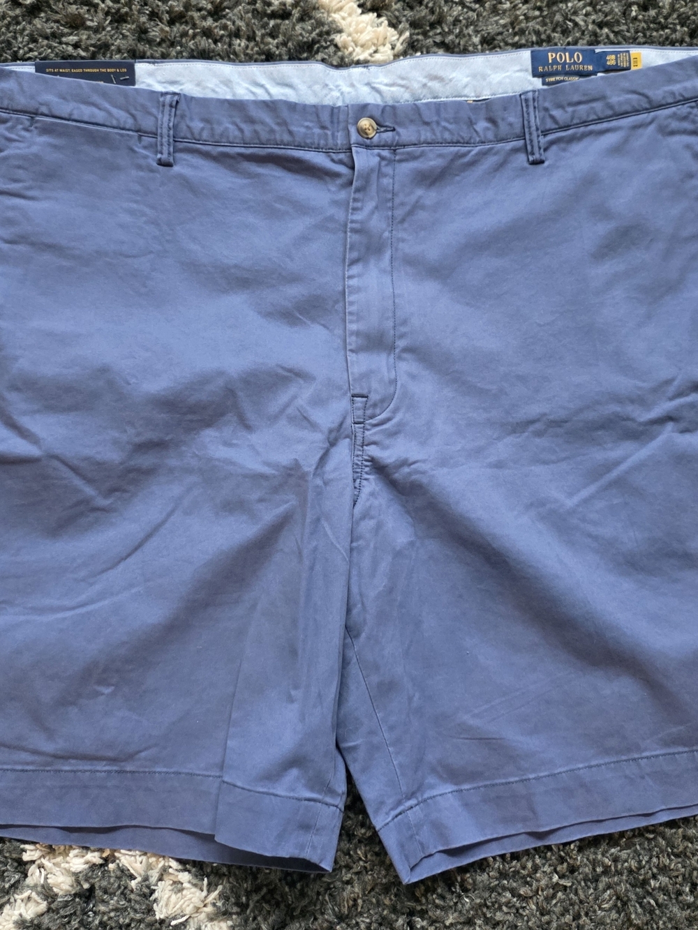 Polo by Ralph Lauren Men's Blue Cotton Shorts Size 48